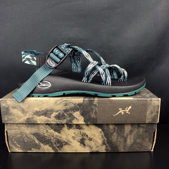 angular teal chacos